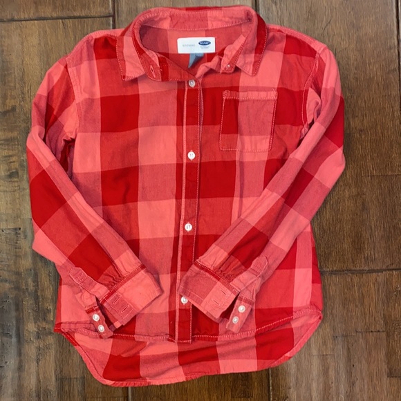 6-6X-7  EUC LOT 4 items tank dress flannel&tunic, black&white is not available - Picture 5 of 9